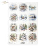 ITD COLLECTION DECOUPAGE RICE PAPER A4 - R2427