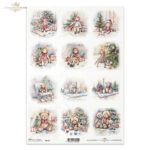 ITD COLLECTION DECOUPAGE RICE PAPER A4 - R2428