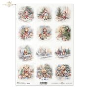 ITD COLLECTION DECOUPAGE RICE PAPER A4 - R2428