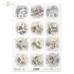 ITD COLLECTION DECOUPAGE RICE PAPER A4 - R2429