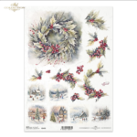 ITD COLLECTION DECOUPAGE RICE PAPER A4 - R2435