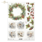 ITD COLLECTION DECOUPAGE RICE PAPER A4 - R2439