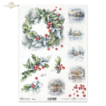 ITD COLLECTION DECOUPAGE RICE PAPER A4 - R2440