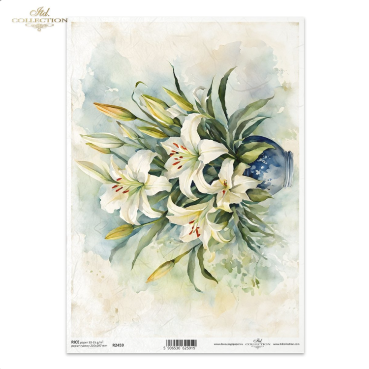 245900 ITD COLLECTION DECOUPAGE RICE PAPER A4 - R2459 - Image 1