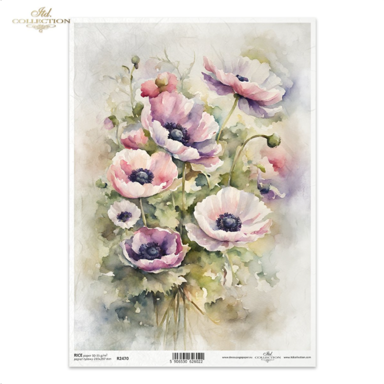 247003 ITD COLLECTION DECOUPAGE RICE PAPER A4 - R2470 - Image 1