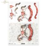 ITD COLLECTION DECOUPAGE RICE PAPER A4 - R2488