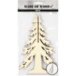 CREATIV WOODEN FIGURINE TREE H:20 CM, W:13 CM - 56169