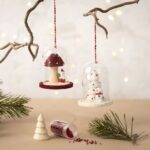 CREATIV WOODEN FIGURINE CHRISTMAS TREE 4 PCS. - 56239 - Image 2