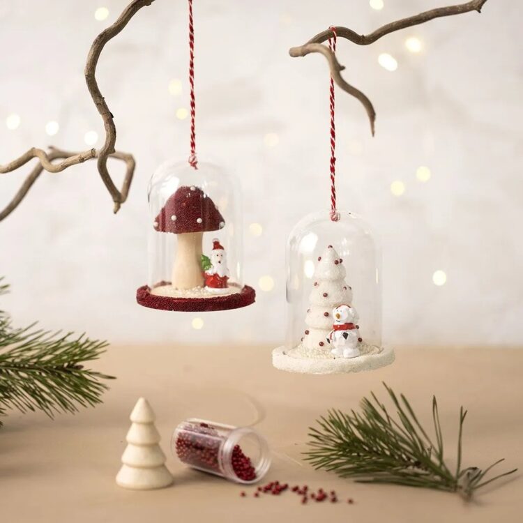 CREATIV WOODEN FIGURINE CHRISTMAS TREE 4 PCS. - 56239 - Image 2