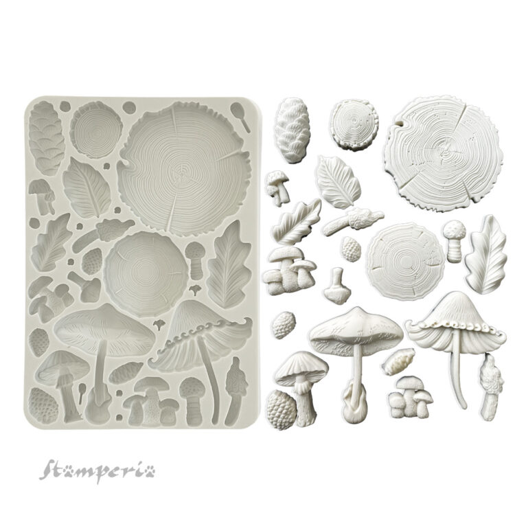 STAMPERIA GOLDEN HARMONY SILICONE MOLD KACMA536 - Image 2