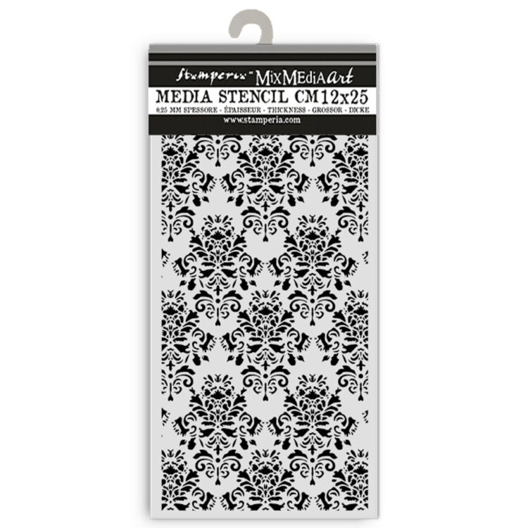 STAMPERIA MEDIA STENCIL - TEMPLATE 12 X 25 CM - KSTDL103 - Image 2