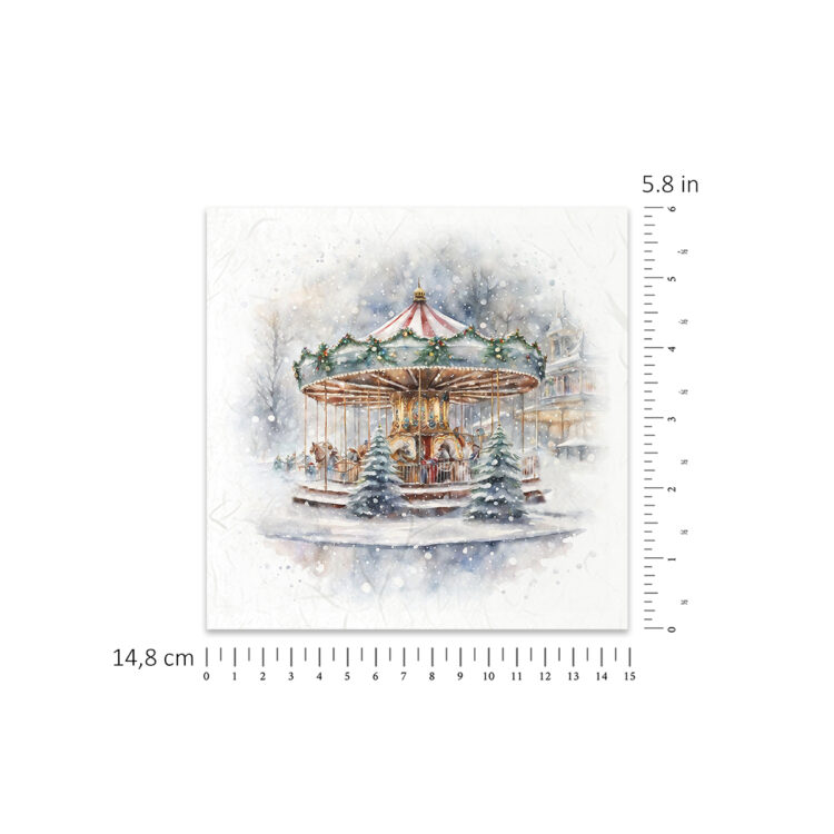 ITD COLLECTION MINI RICE PAPER K-CT 6PCS 14.8X14.8CM - RSM132 - Image 7
