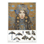 ITD COLLECTION DECOUPAGE RICE PAPER A3 - R1238L