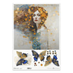 ITD COLLECTION DECOUPAGE RICE PAPER A3 - R1239L