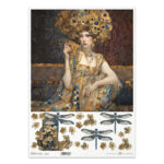 ITD COLLECTION DECOUPAGE RICE PAPER A3 - R1247L