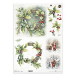 ITD COLLECTION DECOUPAGE RICE PAPER A3 - R1284L