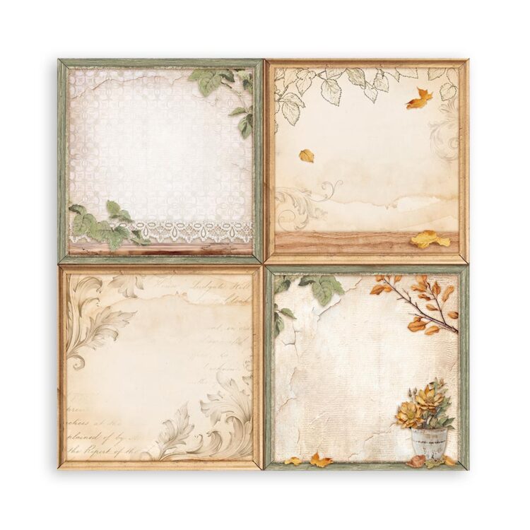 STAMPERIA GOLDEN HARMONY BLOCK 30.5/30.5 CM - SBBL160 - Image 16