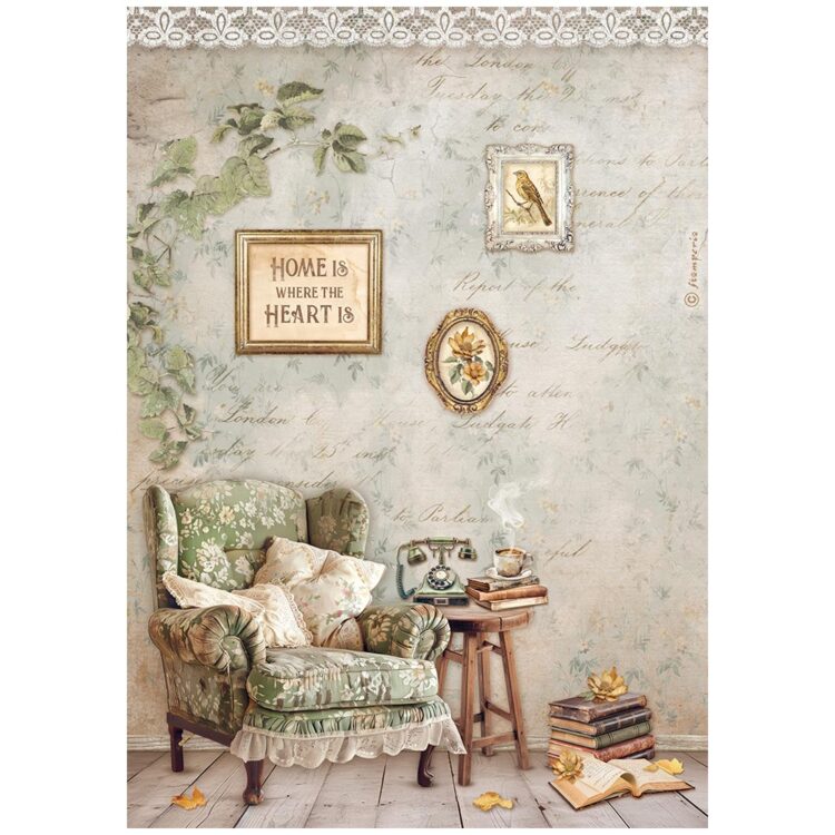 full_DFSA4945_1 STAMPERIA DECOUPAGE RICE PAPER A4 - DFSA4945 - Image 1