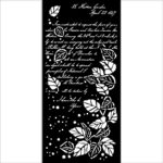 STAMPERIA MEDIA STENCIL - TEMPLATE 12 X 25 CM - KSTDL102