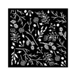 STAMPERIA FOREST MEDIA STENCIL TEMPLATE 18 X 18 CM - KSTDQ116