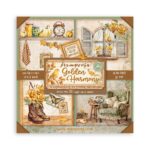 STAMPERIA GOLDEN HARMONY BLOCK 30.5/30.5 CM - SBBXLB17