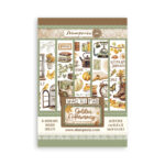 STAMPERIA GOLDEN HARMONY WASHI PAD 8 SHEETS A5 -SBW11