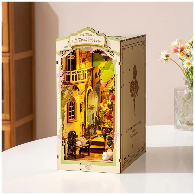 ROBOTIME 3D WOODEN PUZZLE FLORAL CORNER 164 PIECES TGB09 - Image 2
