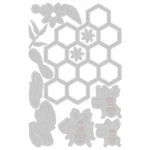 SIZZIX THINLITS CUTTING DIES - BEE HIVE - Image 3