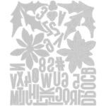 SIZZIX THINLITS CUT DIES - SEASONAL SKETCH - Image 3