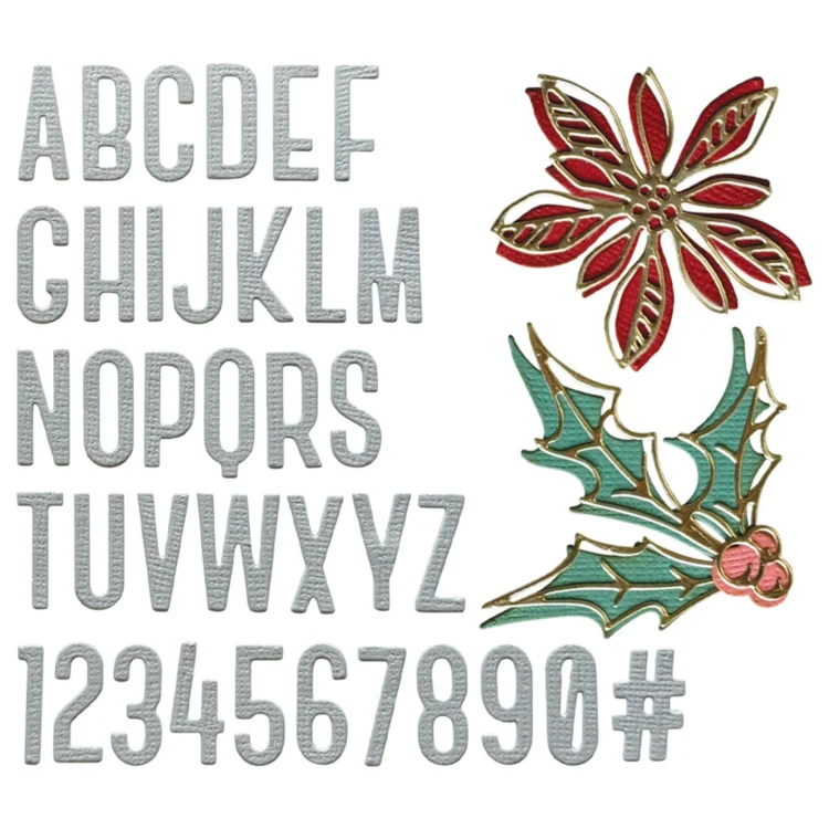 666719 SIZZIX THINLITS CUT DIES - SEASONAL SKETCH - Image 1