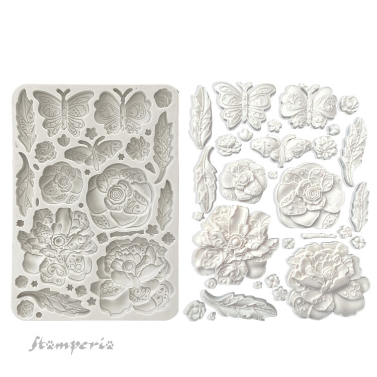 STAMPERIA OLD LACE SILICONE MOLD KACMA544 - Image 2