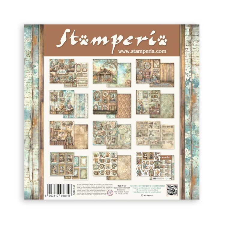 STAMPERIA ALTEREGO PAPER BLOCK 30.5/30.5 CM - SBBL161 - Image 34