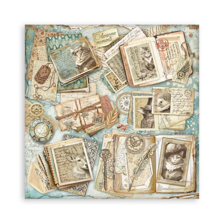 STAMPERIA ALTEREGO PAPER BLOCK 30.5/30.5 CM - SBBL161 - Image 13