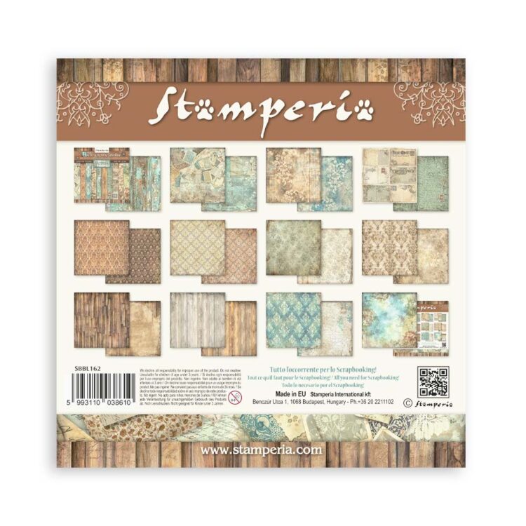 STAMPERIA ALTEREGO PAPER BLOCK 30.5/30.5 CM - SBBL162 - Image 45