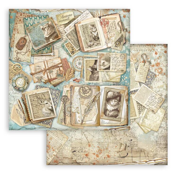 STAMPERIA ALTEREGO PAPER BLOCK 20.3/20.3 CM - SBBS115 - Image 14