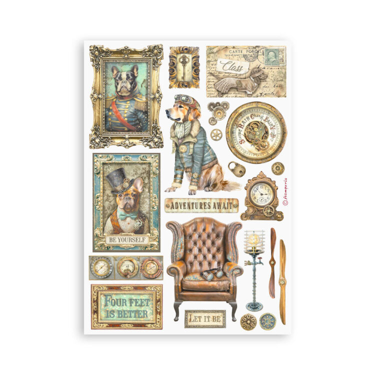 STAMPERIA ALTEREGO WASHI PAD 8 SHEETS A5 -SBW12 - Image 9