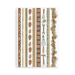 STAMPERIA ALTEREGO WASHI PAD 8 SHEETS A5 -SBW12 - Image 4