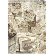 STAMPERIA OLD LACE DECOUPAGE RICE PAPER A4 - DFSA4963