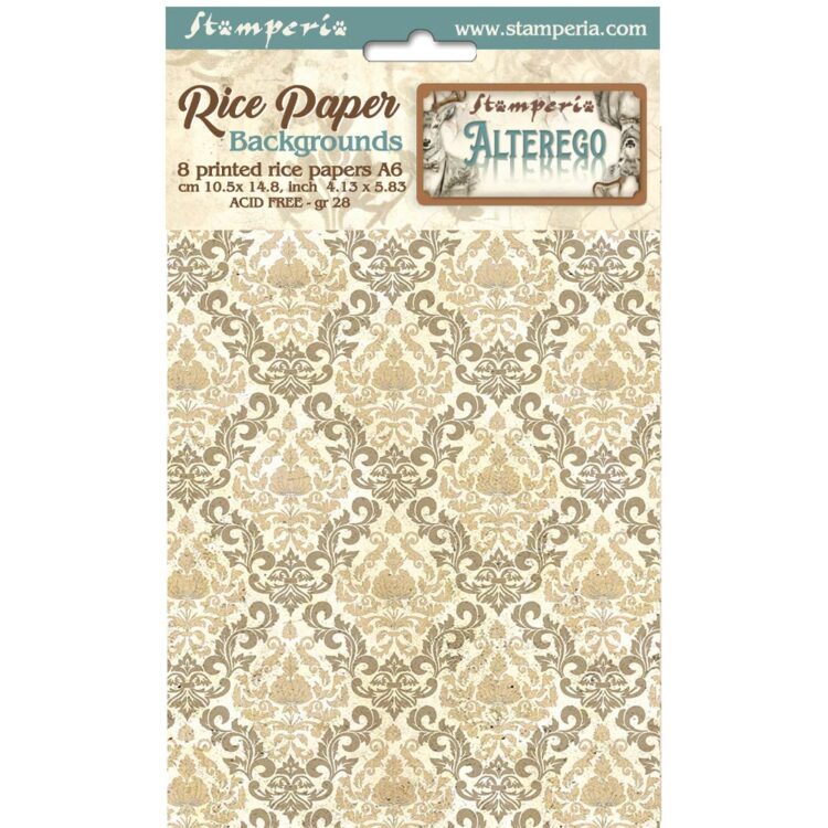STAMPERIA ALTEREGO DECOUPAGE PAPER 8PCS. A6 DFSAK6031 - Image 10