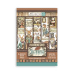STAMPERIA ALTEREGO WASHI PAD 8 SHEETS A5 -SBW12