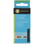 MANUSCRIPT PEN CARTRIDGES BLACK - 12 PCS MS0461SV