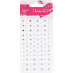 PAPERMANIA PEBBLES SELF-ADHESIVE 104 PCS. SILVER PMA 351409