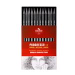 KOH-I-NOOR WATERCOLOR GRAPHITE PENCILS WITHOUT WOOD 4B