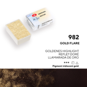 LENINGRAD WATERCOLOR PAINT 2.5 ML. -GOLD FLARE