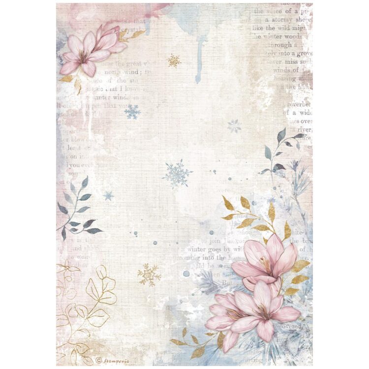 STAMPERIA DEWDROPS PAPER SELECTION 6PCS. A4 DFSA4XDD - Image 6