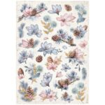 STAMPERIA DEWDROPS PAPER SELECTION 6PCS. A4 DFSA4XDD - Image 3