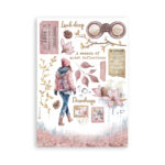 STAMPERIA DEWDROPS WASHI PAD 8 SHEETS A5 -SBW13 - Image 6