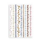 STAMPERIA DEWDROPS WASHI PAD 8 SHEETS A5 -SBW13 - Image 4