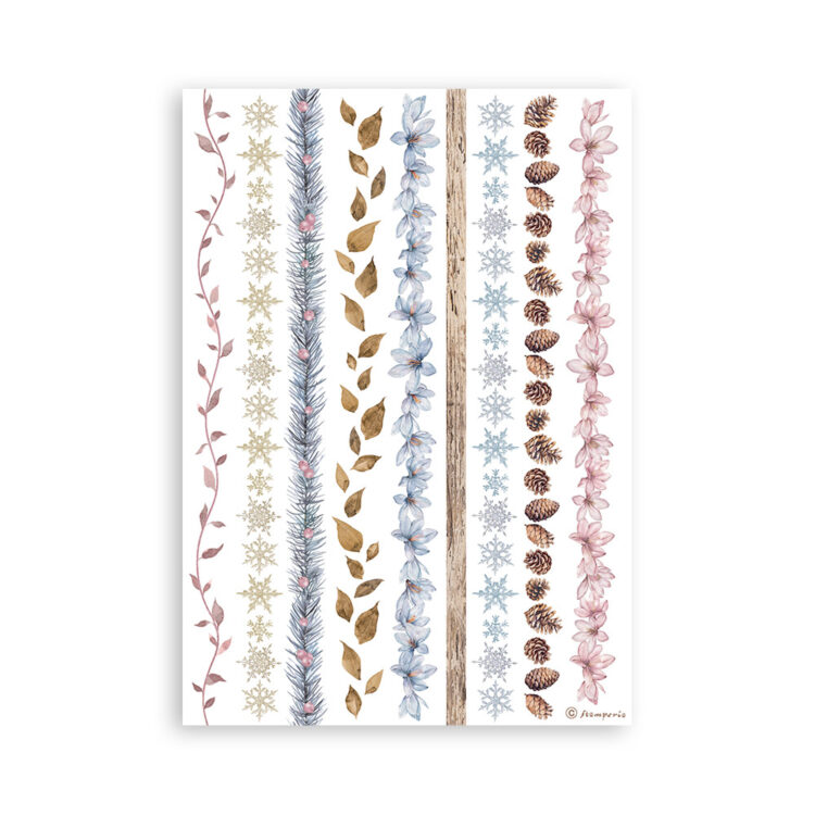 STAMPERIA DEWDROPS WASHI PAD 8 SHEETS A5 -SBW13 - Image 4