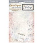 STAMPERIA DEWDROPS DECOUPAGE PAPER 8PCS. A6 DFSAK6034